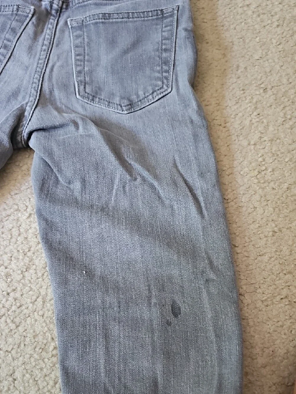 GAP Kids Light Gray Washed Jeans
